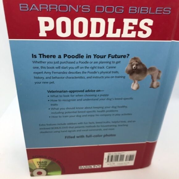 Barron's Dog Bibles Poodles Book with CD Rom - Picture 4 of 14